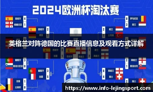 英格兰对阵德国的比赛直播信息及观看方式详解